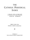 The Catholic Periodical Index