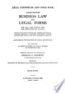 Legal Counselor and Form Book Book