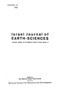 Israel Journal of Earth Sciences
