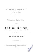 Report of the President of the Board of Education