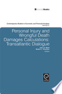 Personal Injury and Wrongful Death Damages Calculations