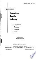 Changes in American Textile Industry Book