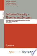 Software Security - Theories and Systems