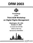 Proceedings of the ... ACM Workshop on Digital Rights Management