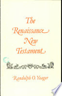 The Renaissance New Testament Book