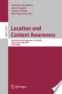 Location and Context Awareness Book