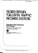Design Manual for State Traffic Records Systems