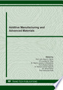 Additive Manufacturing and Advanced Materials
