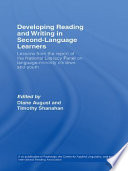 Developing Reading and Writing in Second language Learners Book