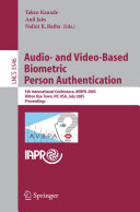 Audio  and Video Based Biometric Person Authentication