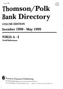 Thomson/Polk Bank Directory