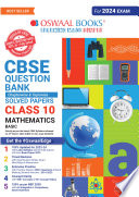 Oswaal CBSE Chapterwise   Topicwise Question Bank Class 10 Mathematics Basic Book  For 2023 24 Exam 