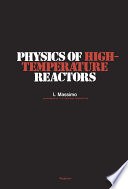 Physics of High Temperature Reactors Book