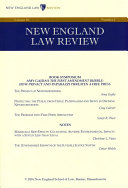 New England Law Review: Volume 50, Number 2 - Winter 2016: 