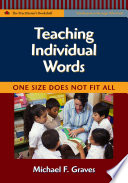 Teaching Individual Words Book