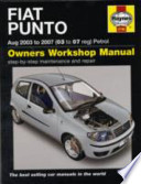 Fiat Punto Owners Workshop Manual