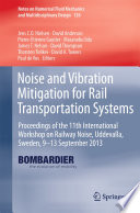 Noise and Vibration Mitigation for Rail Transportation Systems Book
