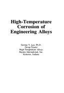 High temperature Corrosion of Engineering Alloys Book