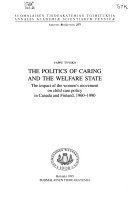 The Politics of Caring and the Welfare State