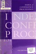 Index of Conference Proceedings