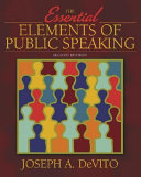 The Essential Elements of Public Speaking Book