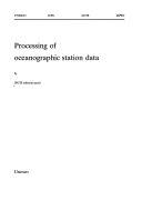 Processing of Oceanographic Station Data