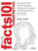 Studyguide for Ethical Practice in Psychology