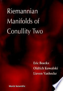 Riemannian Manifolds of Conullity Two