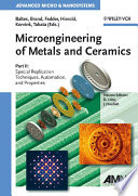 Microengineering of Metals and Ceramics Book