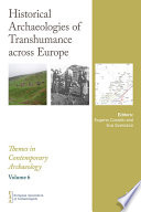 Historical Archaeologies of Transhumance across Europe Book