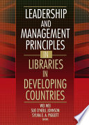 Leadership and Management Principles in Libraries in Developing Countries Book