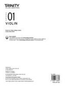 Trinity College London Violin Exam Pieces 2020 2023  Grade 1  part Only 