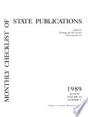 Monthly Checklist of State Publications
