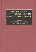 Dictionary of Quotations in Communications