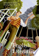 The Oxford Companion to English Literature Book