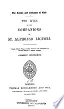 The Lives of the Companions of St. Alphonso Liguori ... PDF Book By Antonio Maria Tannoja