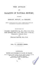 The annals and magazine of natural history  zoology  botany and geology