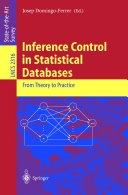 Inference Control in Statistical Databases