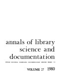 Annals Of Library Science And Documentation