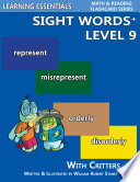 Sight Words Plus Level 9  Sight Words Flash Cards with Critters for Grade 3   Up