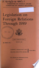 Legislation on Foreign Relations Through ...