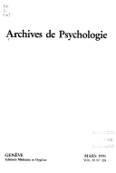 Archives de Psychologie Book PDF