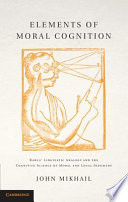 Elements of Moral Cognition Book