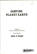 Serving Planet Earth