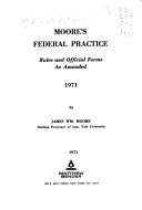 Moore S Federal Practice