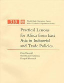 Practical Lessons for Africa from East Asia in Industrial and Trade Policies