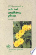 WHO Monographs on Selected Medicinal Plants Book