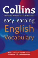 Collins Easy Learning English Vocabulary Book