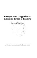 Europe and Yugoslavia