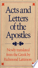 Acts and Letters of the Apostles Book